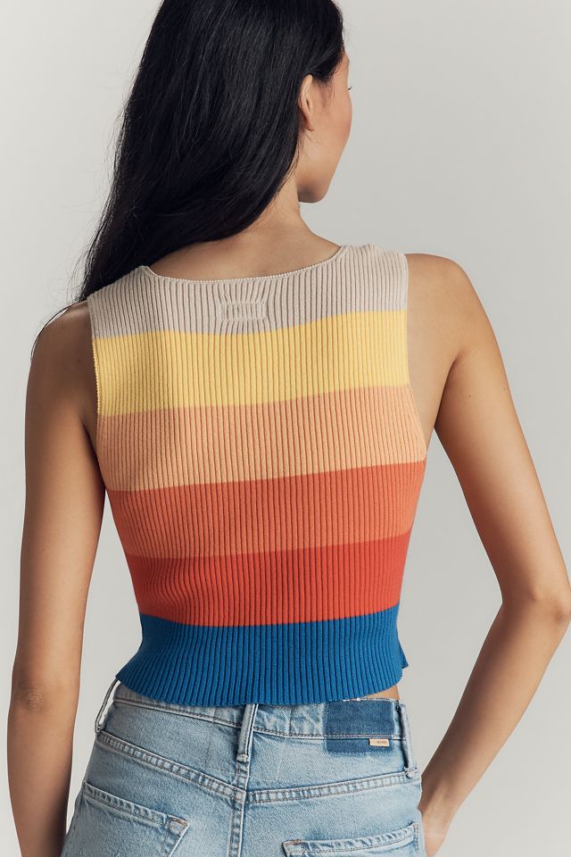 MOTHER The Round-Neck Ribbed Tank Top #1