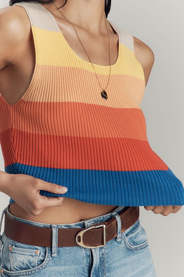 MOTHER The Round-Neck Ribbed Tank Top #3