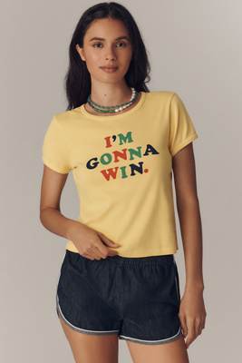 Mother Little Goodie Goodie Tee In Blue