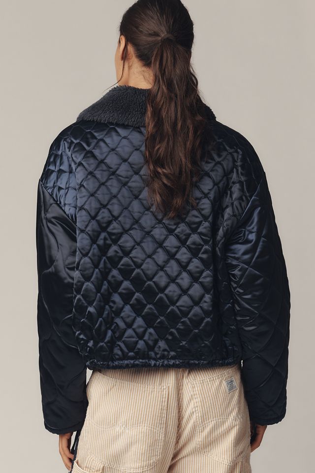 MOTHER Army Brat Quilted Jacket #1