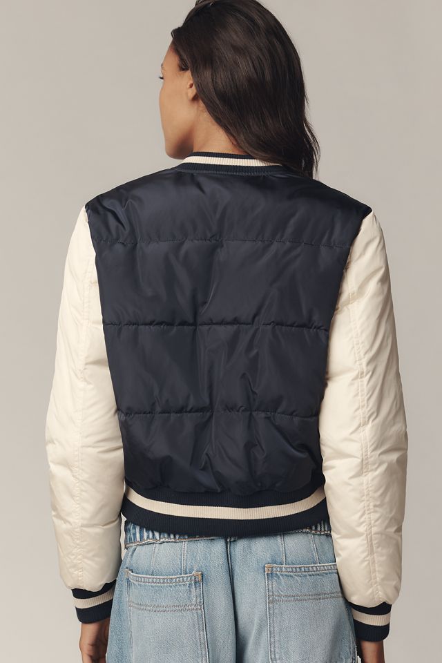 MOTHER Pillow Talk Letterman Jacket