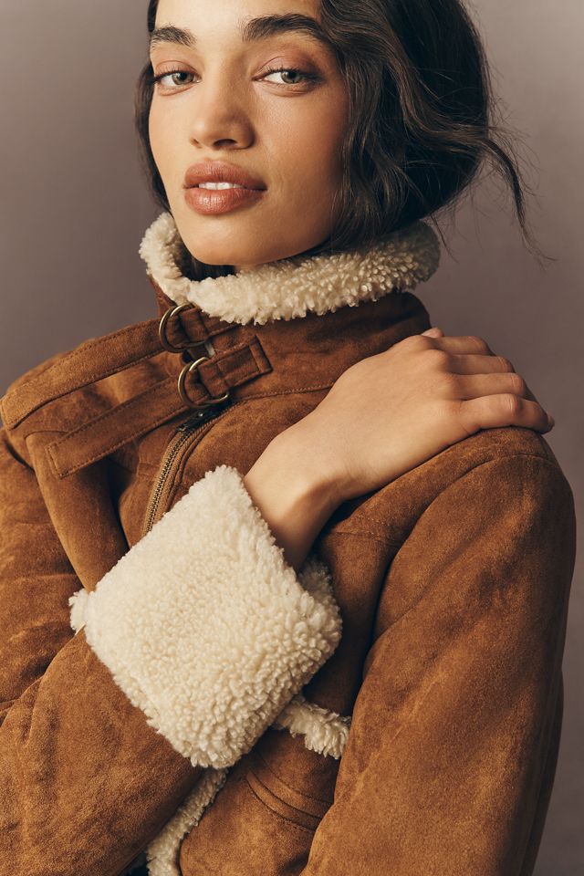 MOTHER The On Thin Ice Faux Shearling Jacket #3