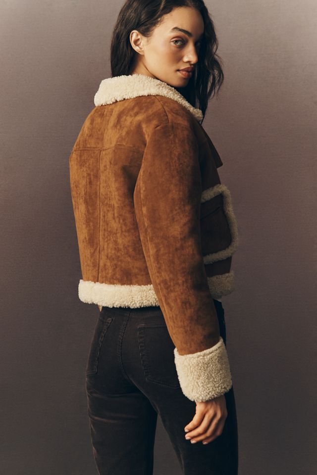 MOTHER The On Thin Ice Faux Shearling Jacket #4
