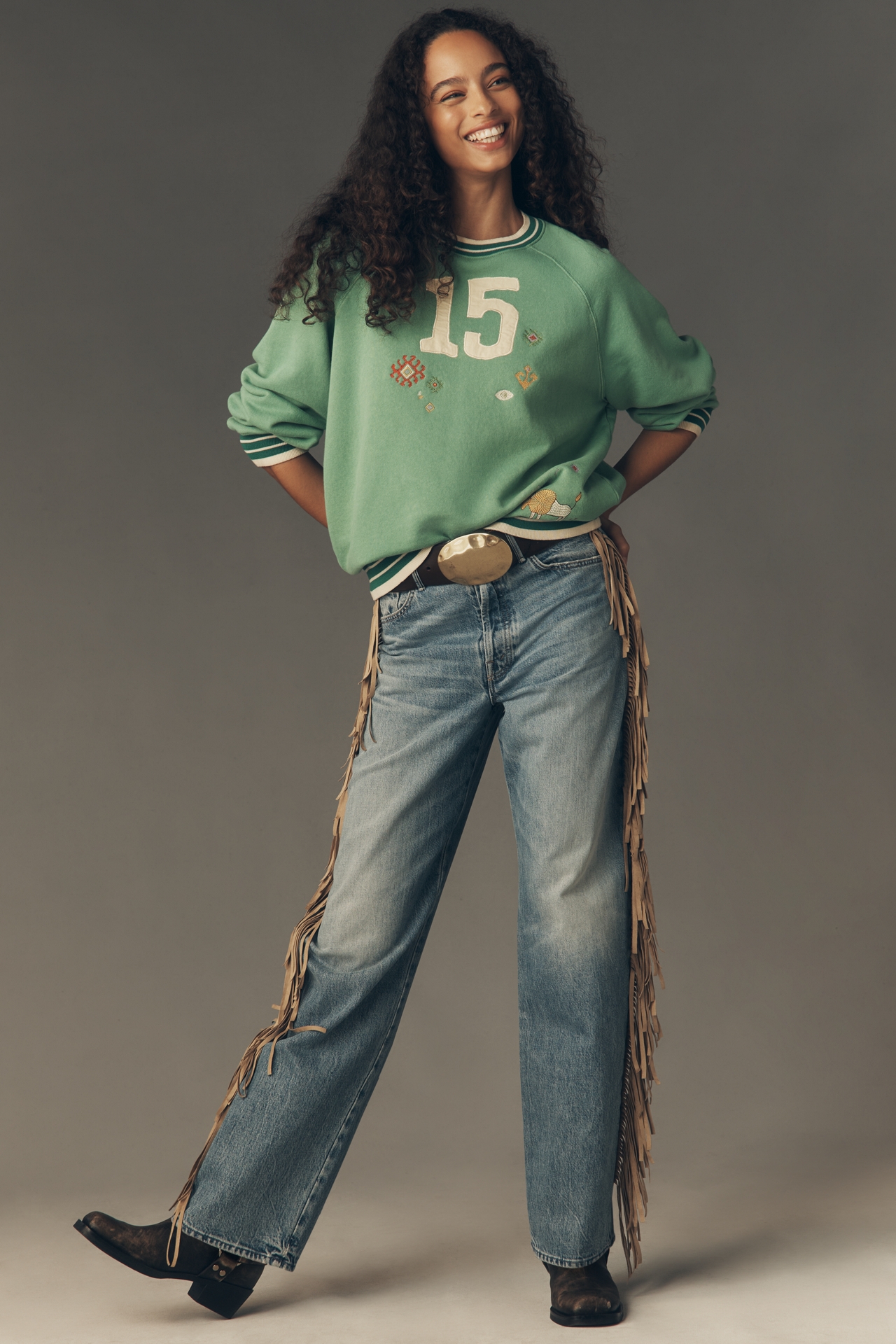 MOTHER The Big Sport Graphic Sweatshirt