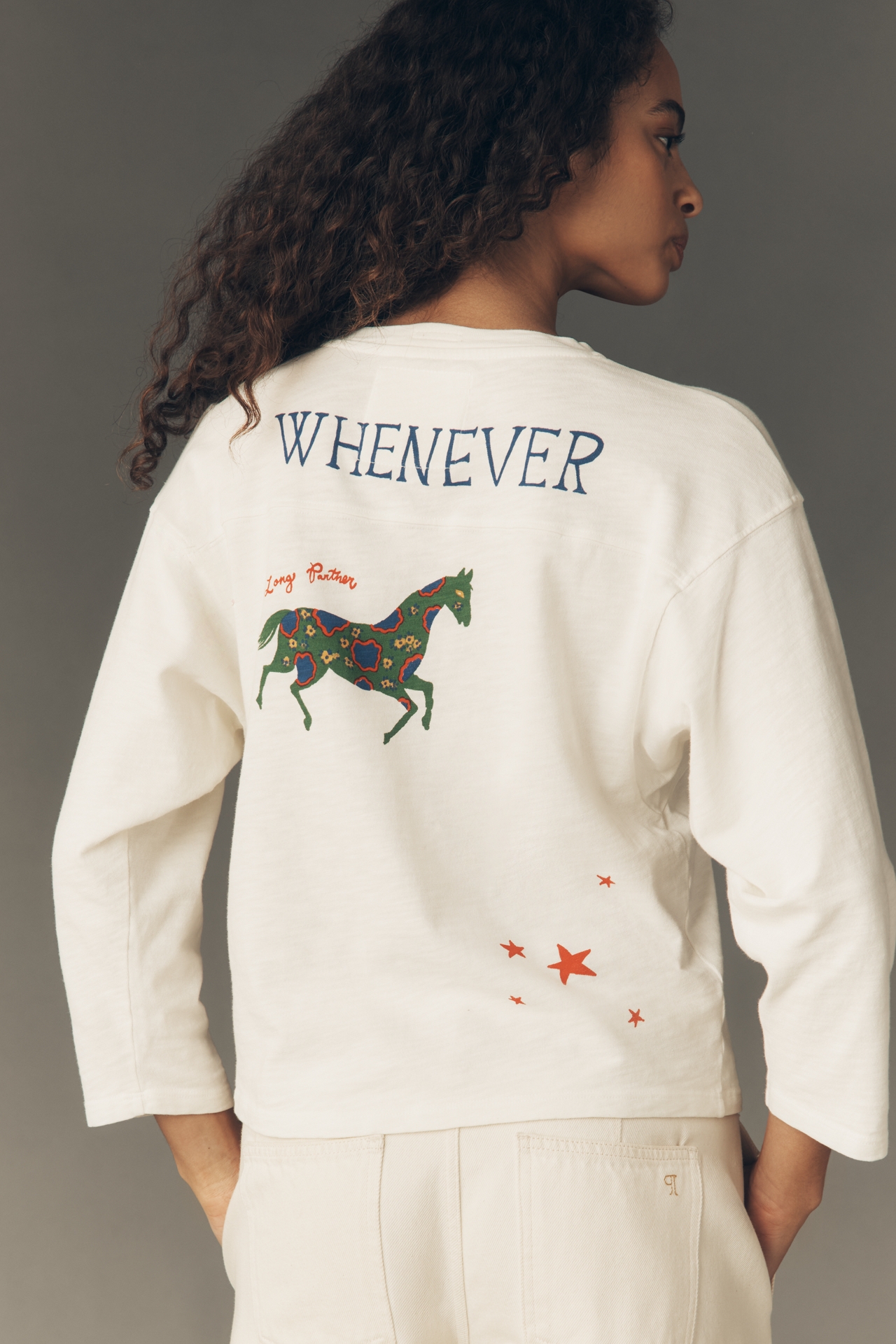 MOTHER The Footballer Long-Sleeve Graphic Tee