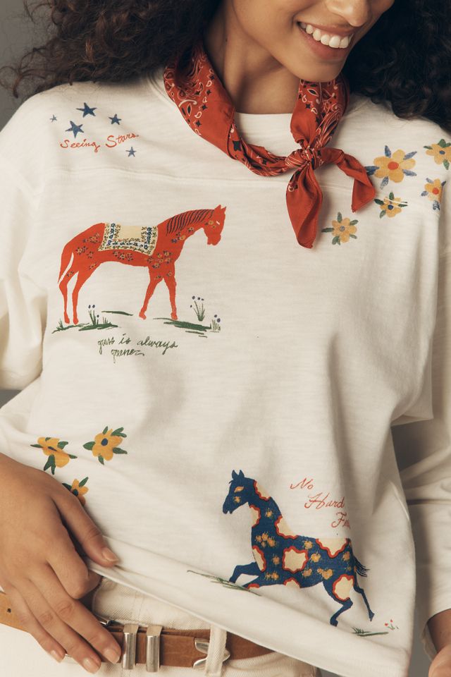 MOTHER The Footballer Long-Sleeve Graphic Tee #2