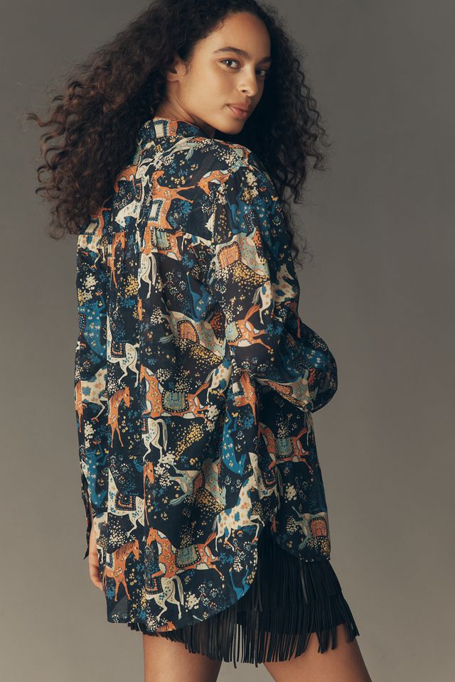 MOTHER The Veil Long-Sleeve Blouse #2