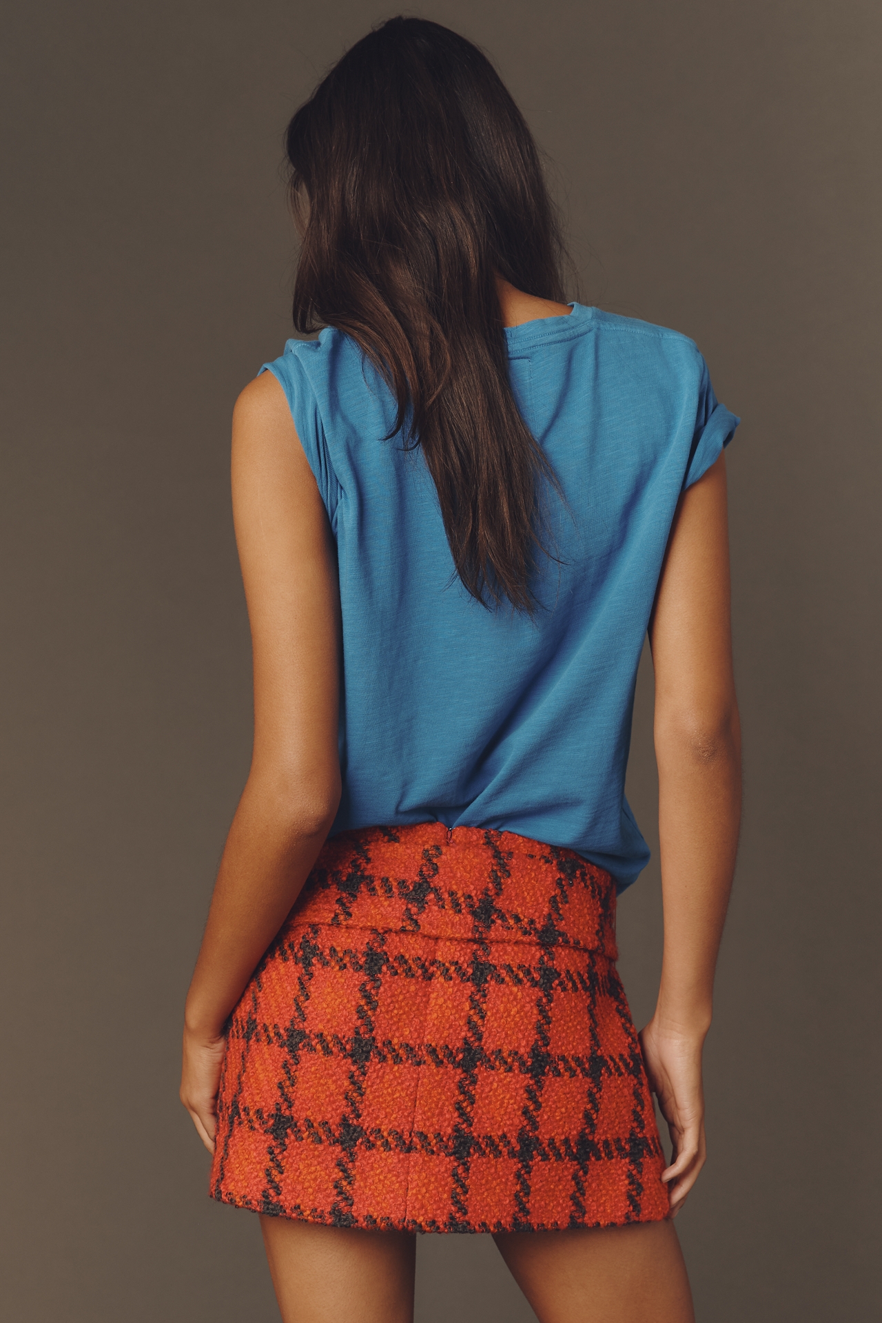 MOTHER The Lockstep Mini Skirt