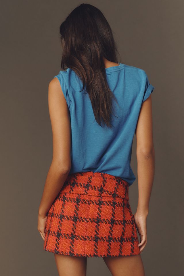 MOTHER The Lockstep Mini Skirt #3