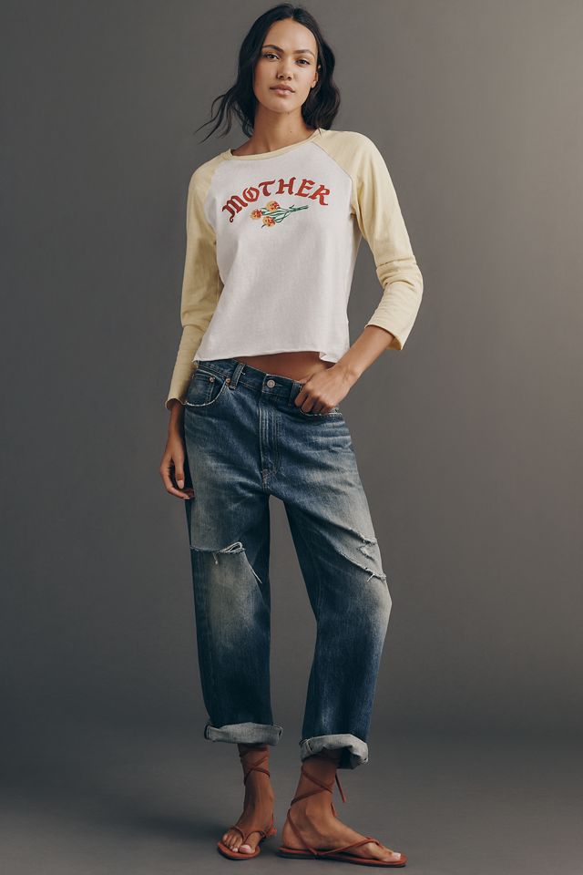 MOTHER The Vintage Sporty Long-Sleeve Tee | Anthropologie