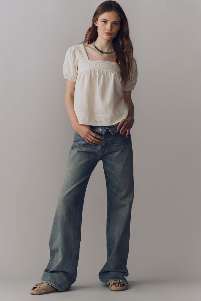 MOTHER Memory Lane Short-Sleeve Top | Anthropologie