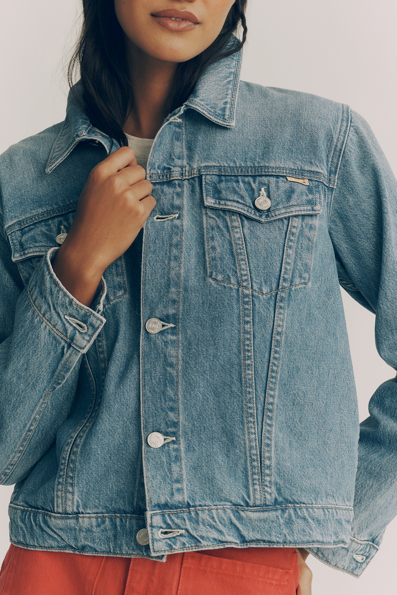 MOTHER The Bruiser Denim Jacket