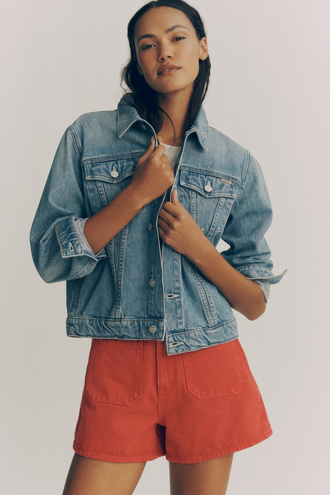 MOTHER The Bruiser Denim Jacket