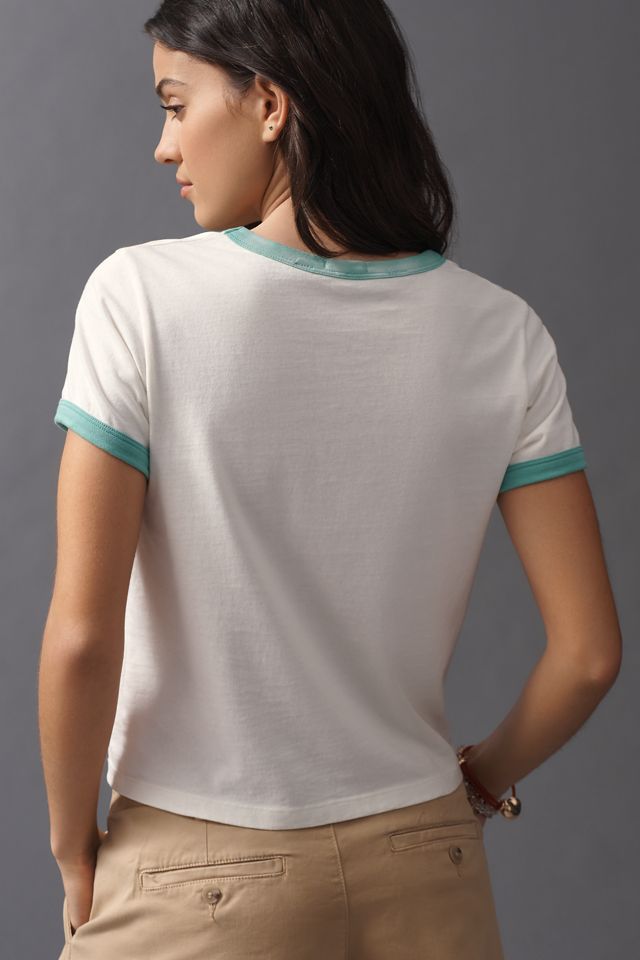 MOTHER The Itty Bitty Ringer Cotton Tee #2
