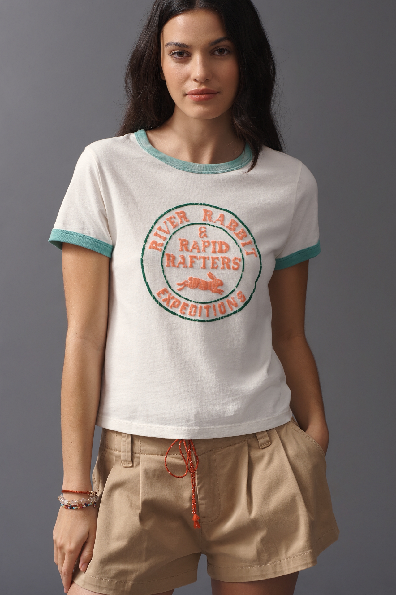 MOTHER The Itty Bitty Ringer Cotton Tee