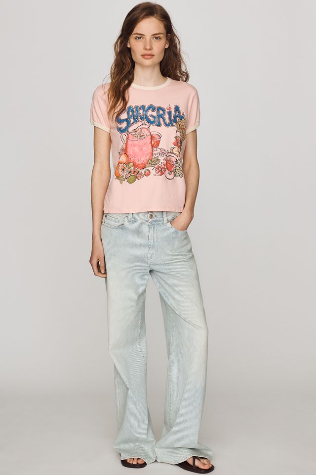 MOTHER Lil Goodie Cotton Ringer Tee | Anthropologie
