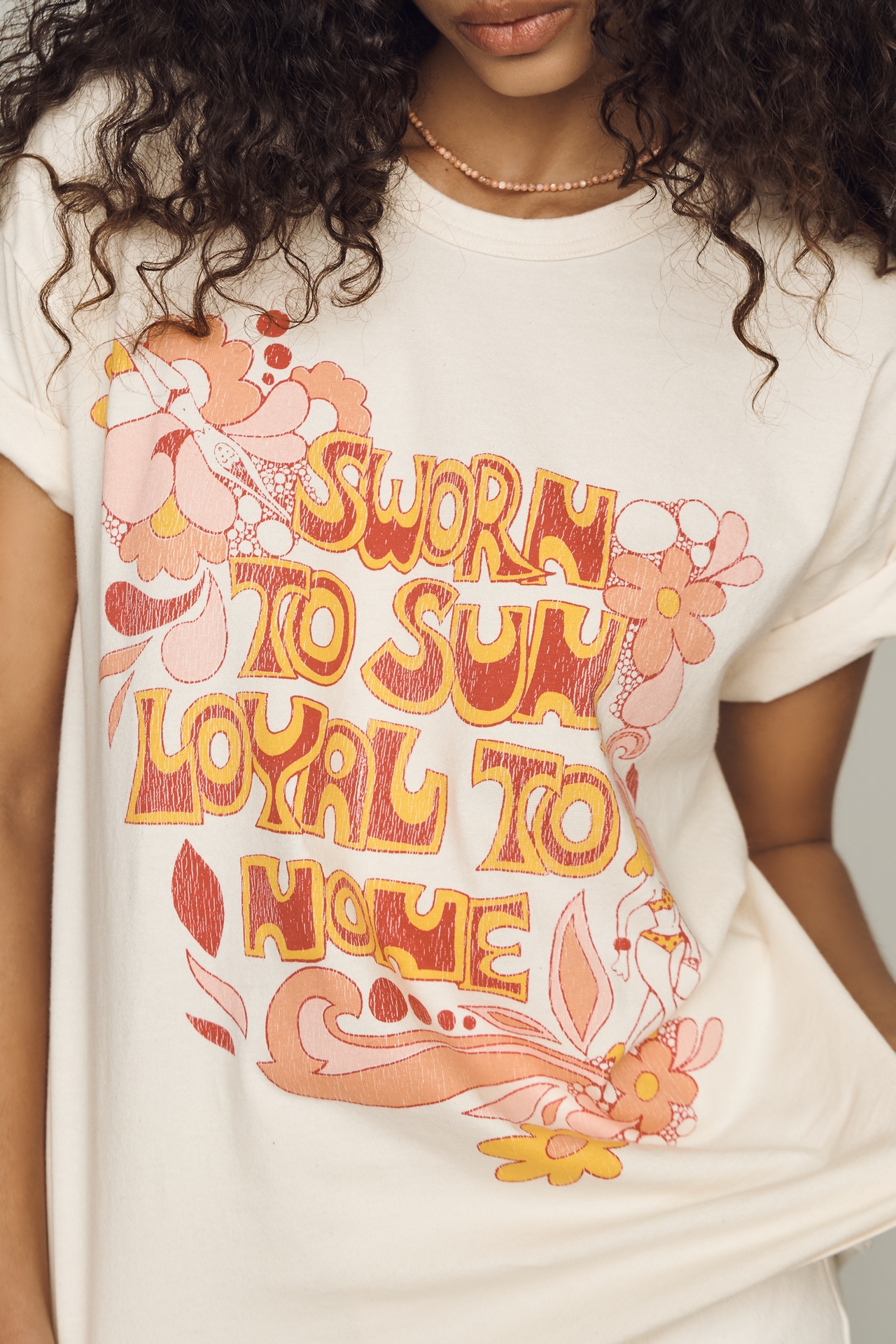 MOTHER Sleepover Boyfriend Graphic Tee