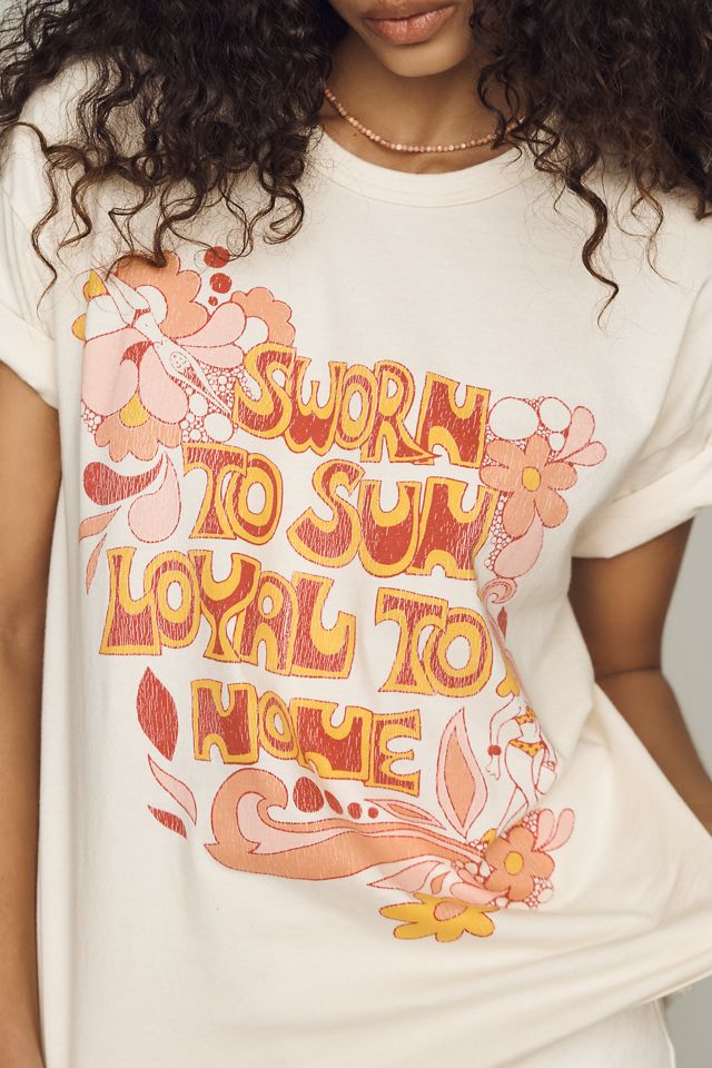 MOTHER Sleepover Boyfriend Graphic Tee | Anthropologie