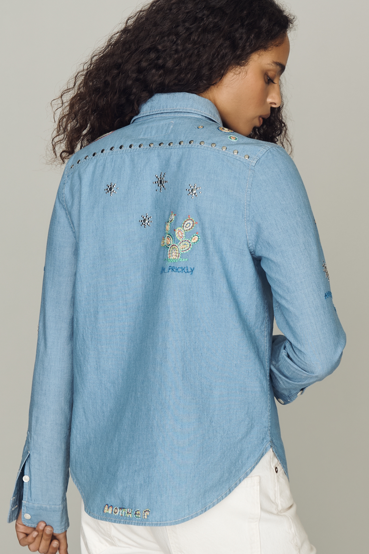 MOTHER Foxy Boxy Buttondown Shirt