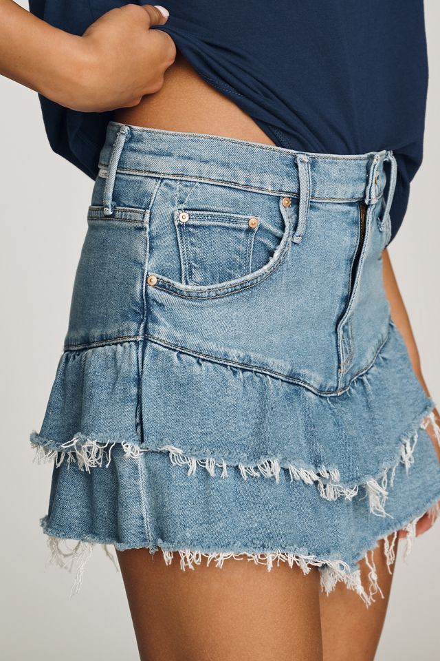 MOTHER Ruffle My Feathers Skirt #1
