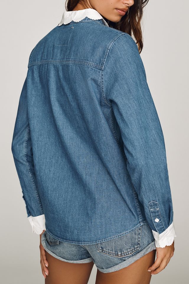 MOTHER Foxy Boxy Buttondown Shirt  #1