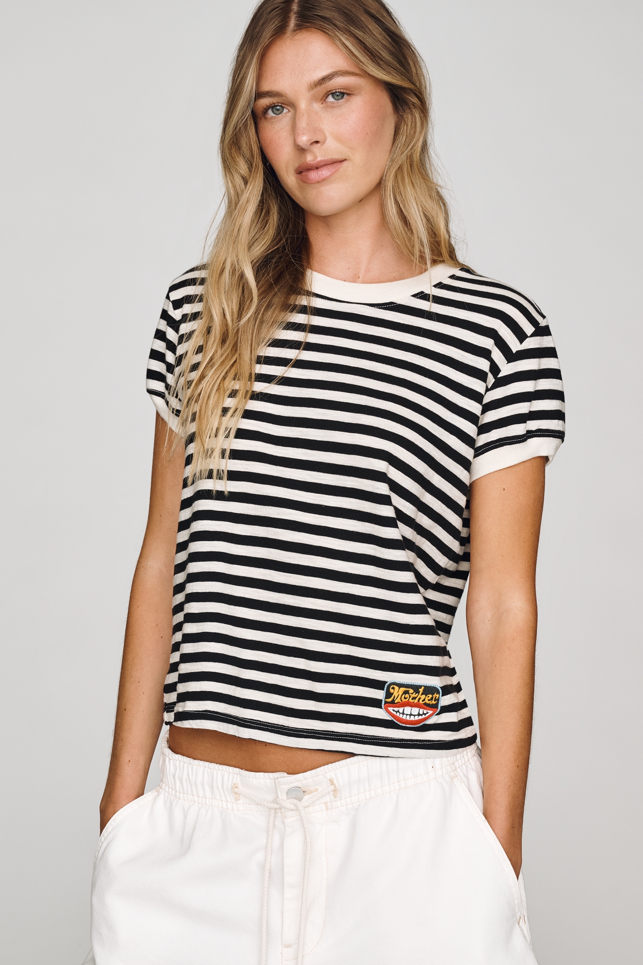 MOTHER The Boxy Goodie Cotton Tee