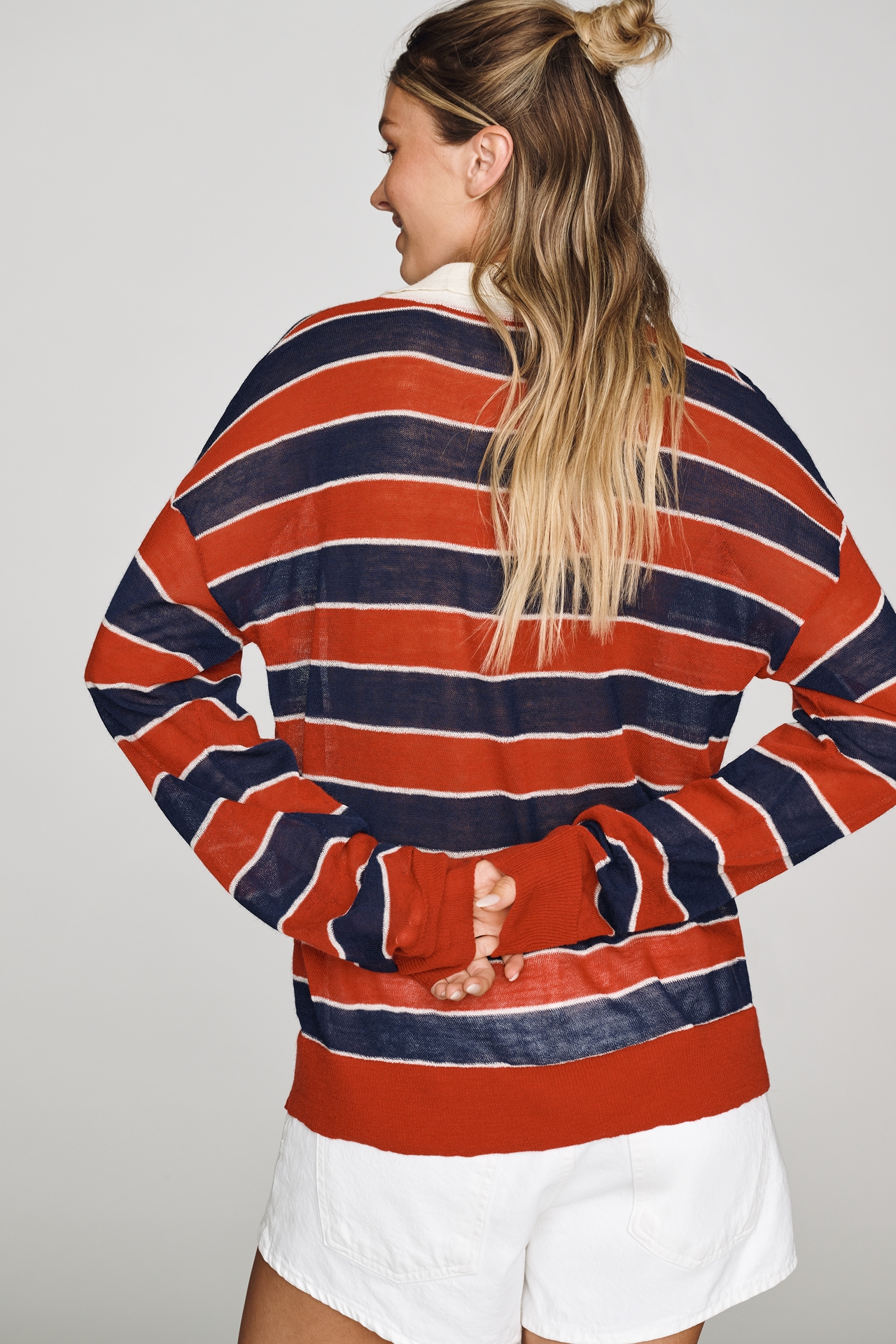 MOTHER The Biggie Raquette Wool Sweater