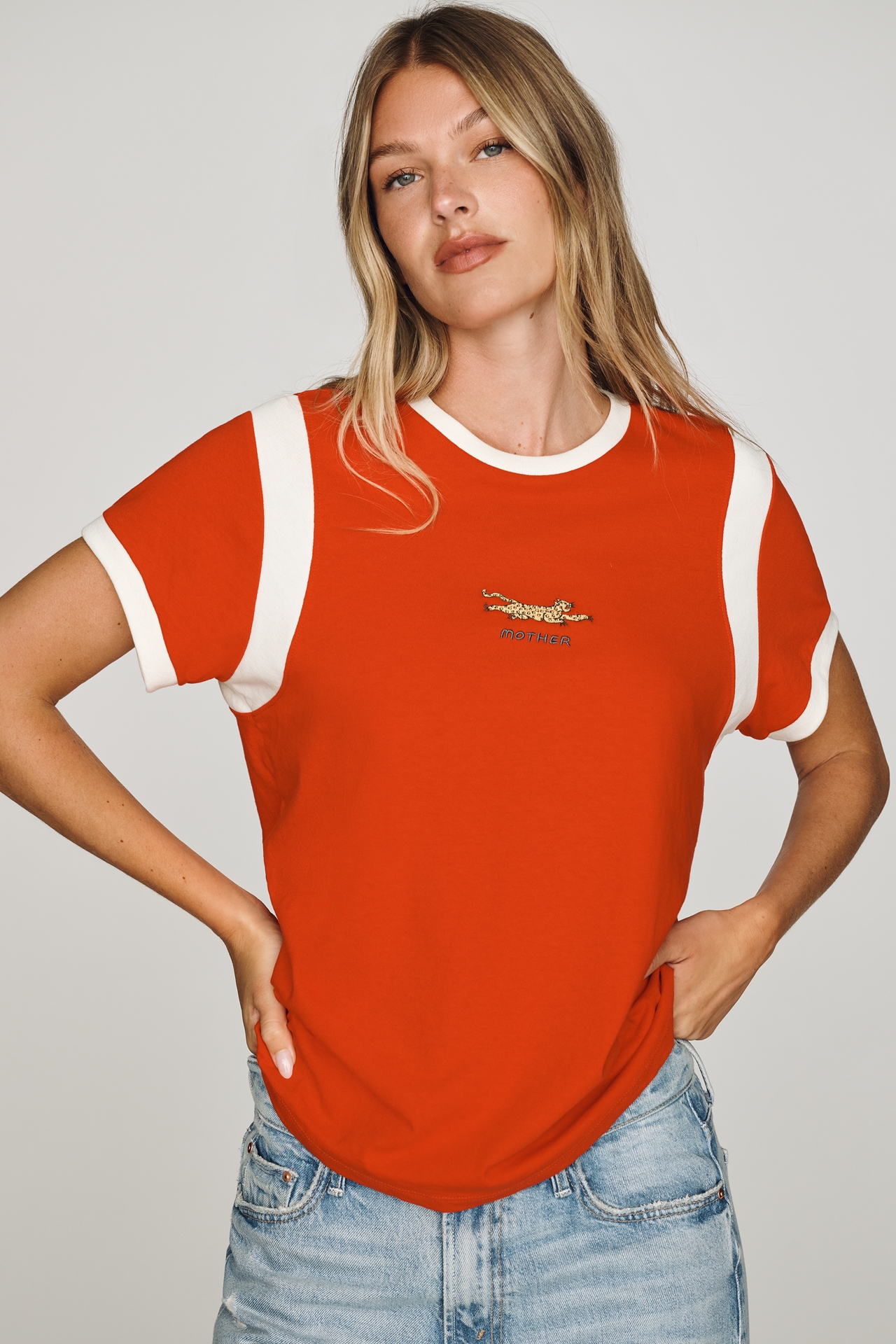 MOTHER The Boxy Goodie 100% Cotton Tee