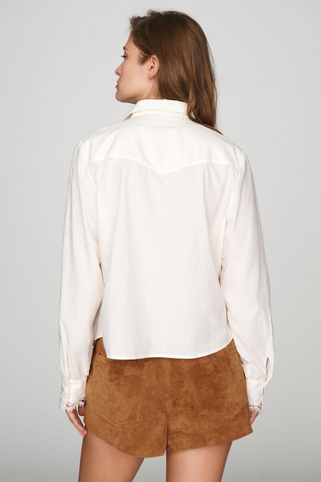 MOTHER The Headup Honey 100% Cotton Buttondown Shirt #3