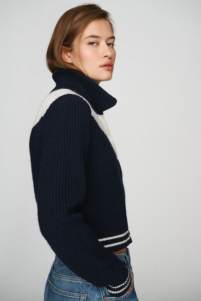MOTHER The Baby Raquette Wool Cotton Cardigan #1