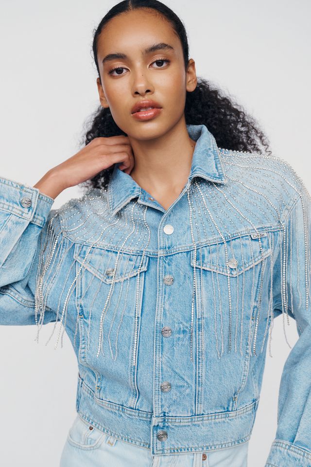 MOTHER The Fly Away 100% Cotton Denim Jacket #1