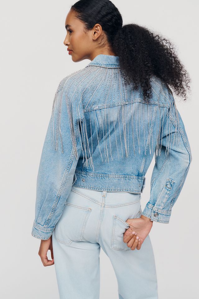 MOTHER The Fly Away 100% Cotton Denim Jacket #2