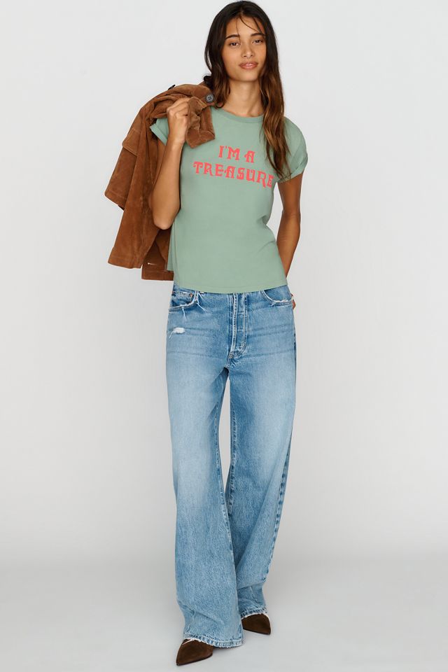 MOTHER The Boxy Goodie 100% Cotton Tee #1
