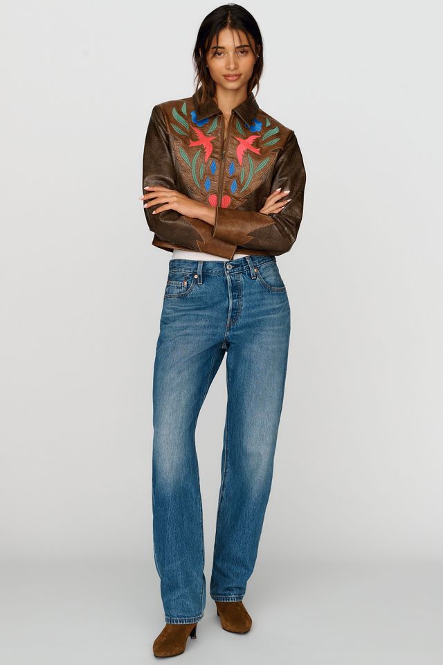 MOTHER The Open Book 100% Cotton Cropped Jacket  #1