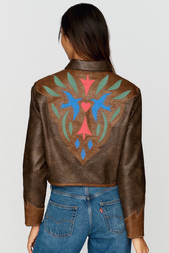 MOTHER The Open Book 100% Cotton Cropped Jacket  #2