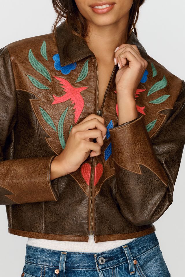 MOTHER The Open Book 100% Cotton Cropped Jacket  #3
