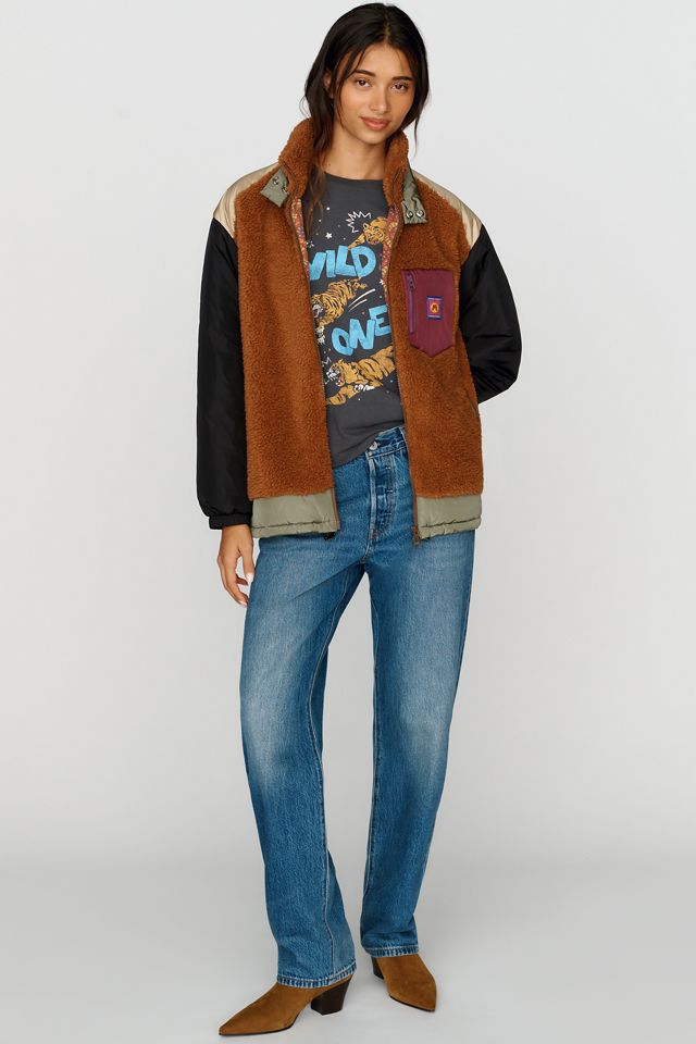 MOTHER The Teddy Oversized Zip-Front Vest #4
