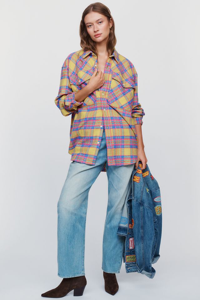 MOTHER Lazy Sunday 100% Cotton Oversized Shacket #3