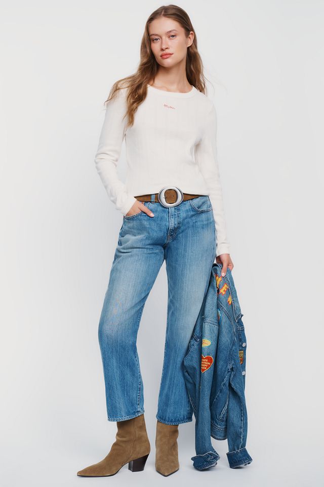 MOTHER Itty Bitty 100% Cotton Pointelle Tee #2