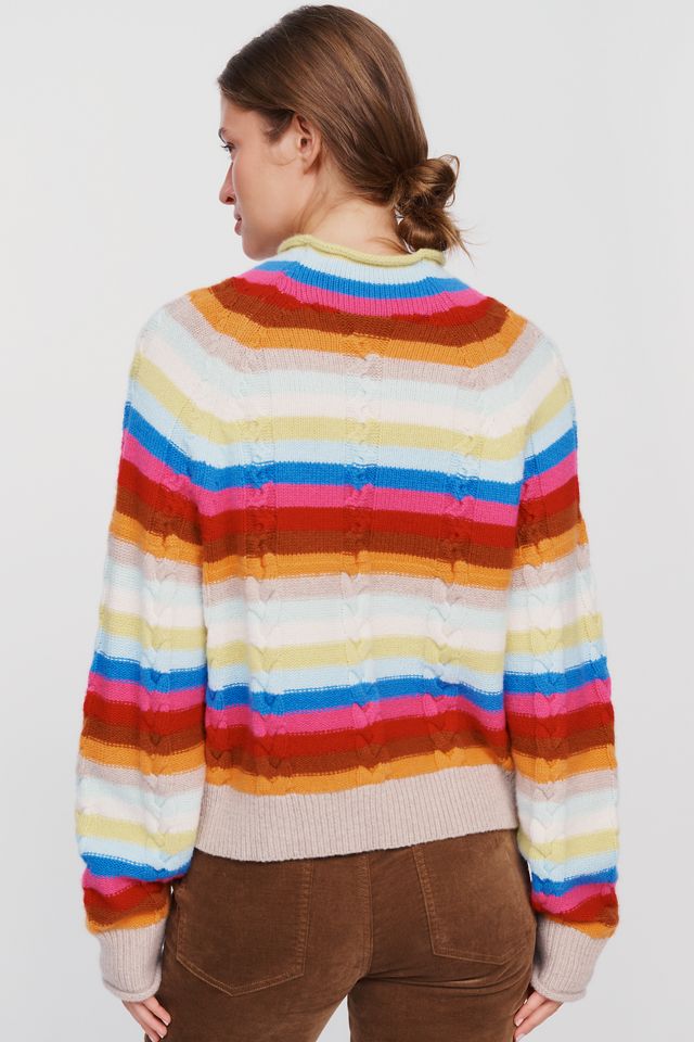 MOTHER Concert Hickey 100% Wool Sweater | Anthropologie