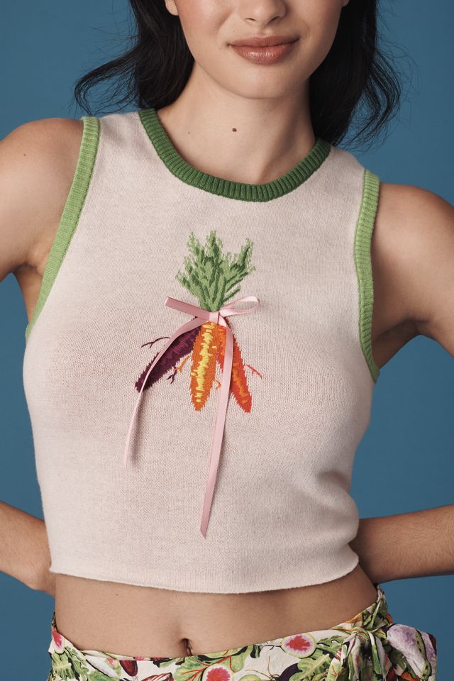 Rachel Antonoff Carrot Shell Sweater #3