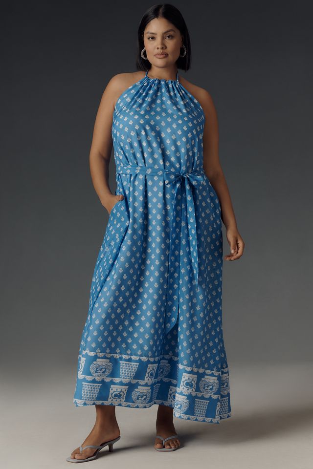 Rachel Antonoff Rainey Halter Maxi Dress #4