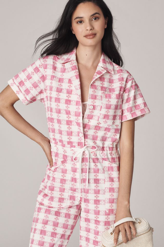 Rachel Antonoff Matthew Short-Sleeve Jumpsuit #2