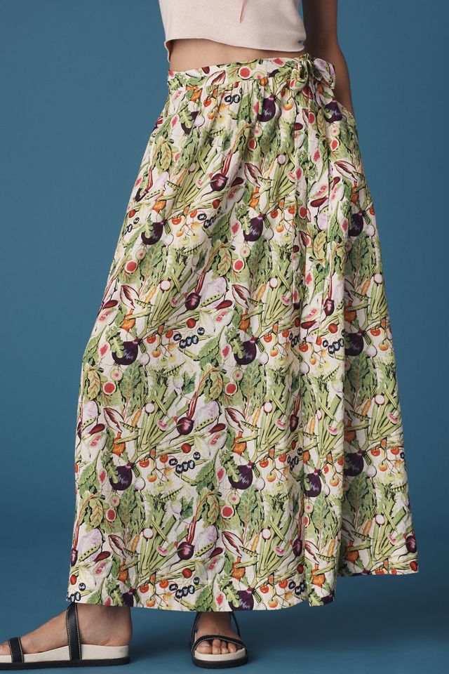 Rachel Antonoff Benny Maxi Wrap Skirt #1