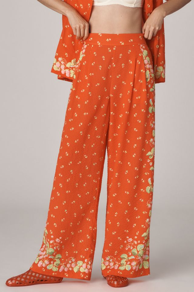 Rachel Antonoff Snyder High-Rise Wide-Leg Pants #1