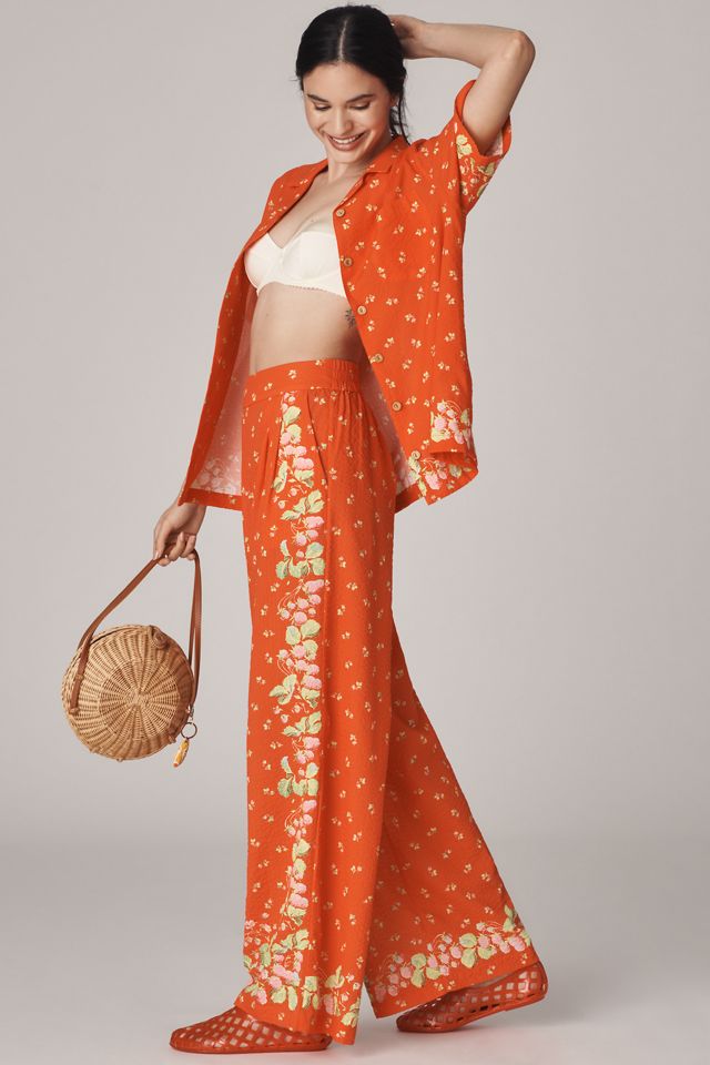 Rachel Antonoff Snyder High-Rise Wide-Leg Pants #2