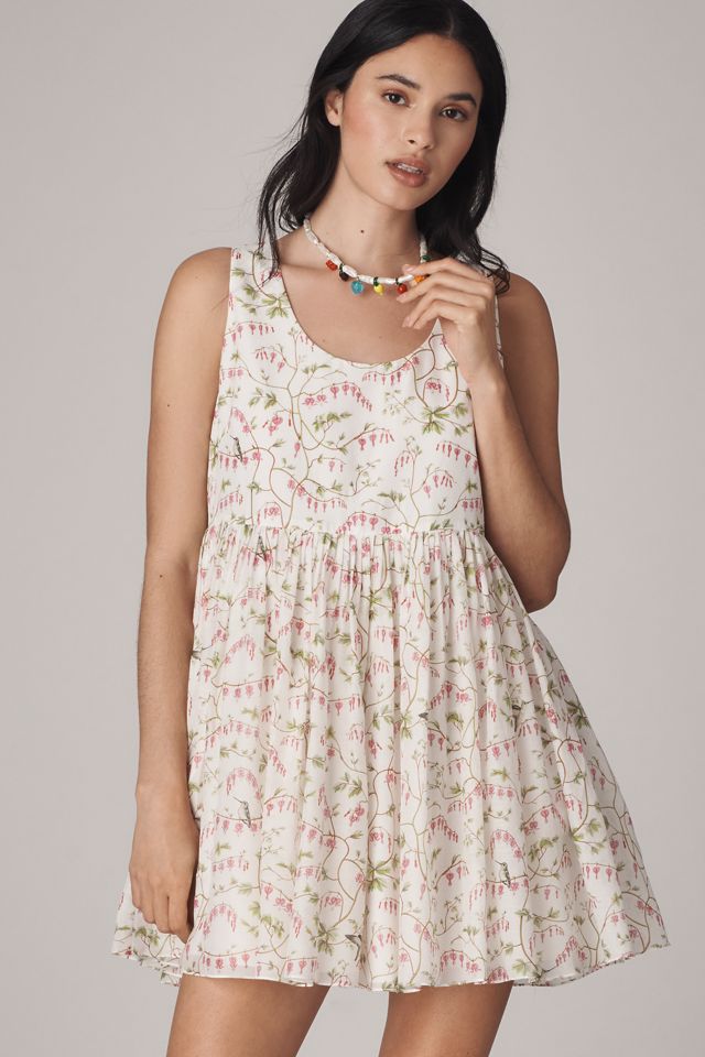 Rachel Antonoff Eliana Sleeveless Babydoll Mini Dress #1
