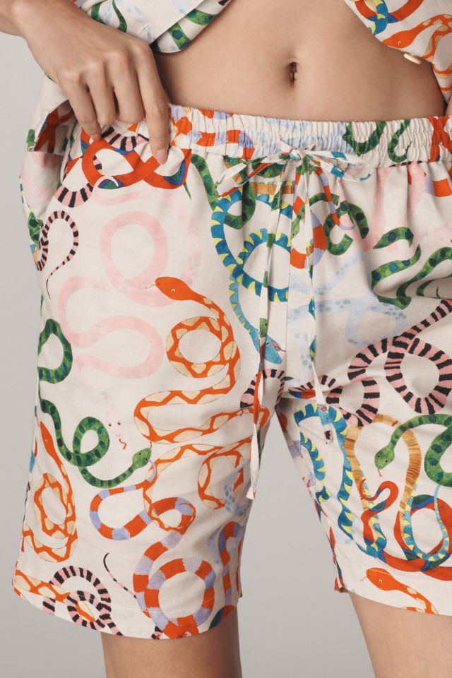 Rachel Antonoff x Anthropologie Timmy Linen Blend Shorts #1