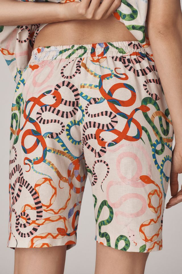 Rachel Antonoff x Anthropologie Timmy Linen Blend Shorts #3