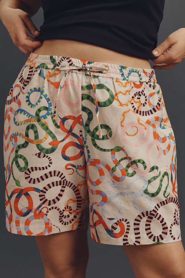 Rachel Antonoff x Anthropologie Timmy Linen Blend Shorts #5